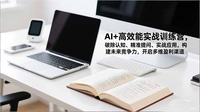 AI+高效能实战训练营，破除认知、精准提问、实战应用，构建未来竞争力，开启多维盈利渠道-云讯网创