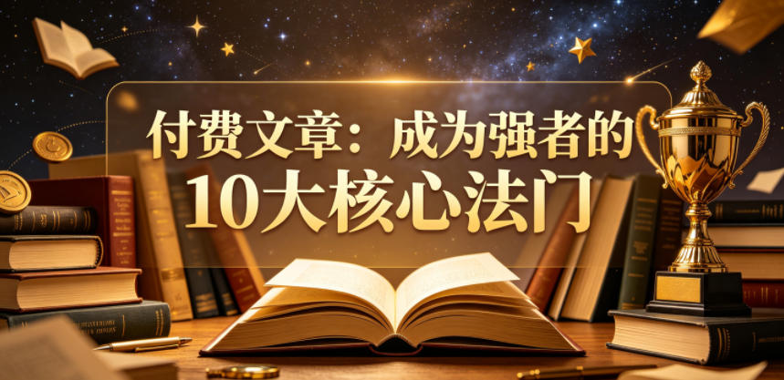 付费文章：成为强者的10大核心法门-云讯网创