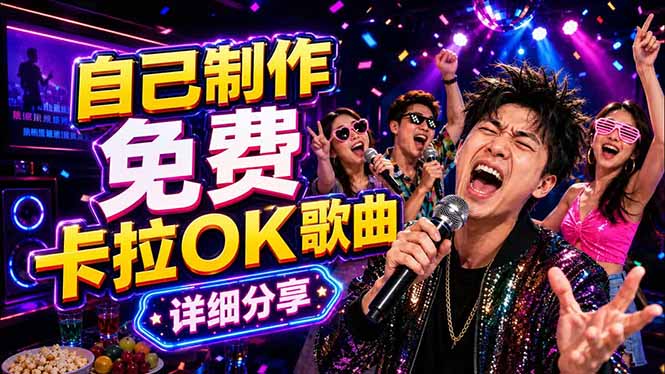 免费卡拉OK歌曲制作全攻略：音轨分离字幕制作，零基础快速做出专业K歌视频-云讯网创