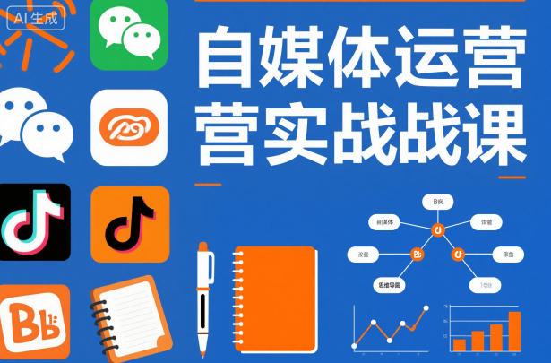 自媒体运营实战课,掌握一套系统的自媒体运营底层方法论,成为优秀的内容创作者-云讯网创