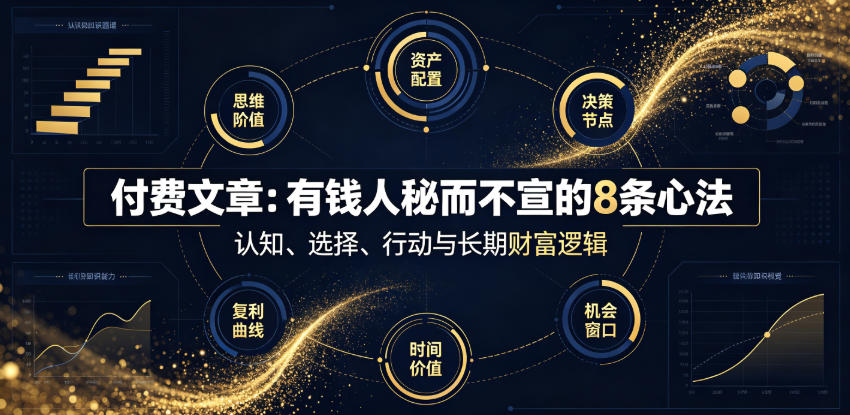 付费文章:有钱人秘而不宣的8条心法-云讯网创