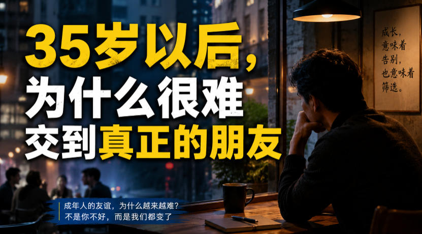付费文章：35岁以后，为什么很难交到真正的朋友-云讯网创