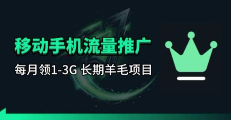 手机流量领取推广_每月一轮，刚需类的长期项目-云讯网创