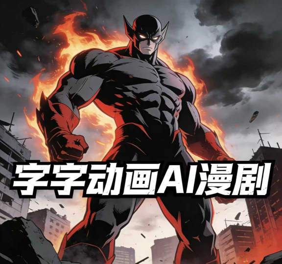 字字动画AI漫剧2026年第1期系统课程，小白看完就能学会实操的漫剧课，单人月收1-3W-云讯网创