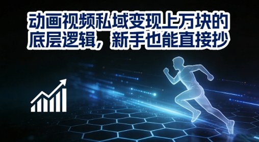 动画视频私域变现上W的底层逻辑，新手也能直接抄-云讯网创