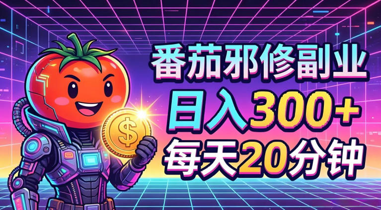番茄小说撸金，日入300+，每天20分钟！五一必看，独家项目，副业小白友好，超级简单【揭秘】-云讯网创