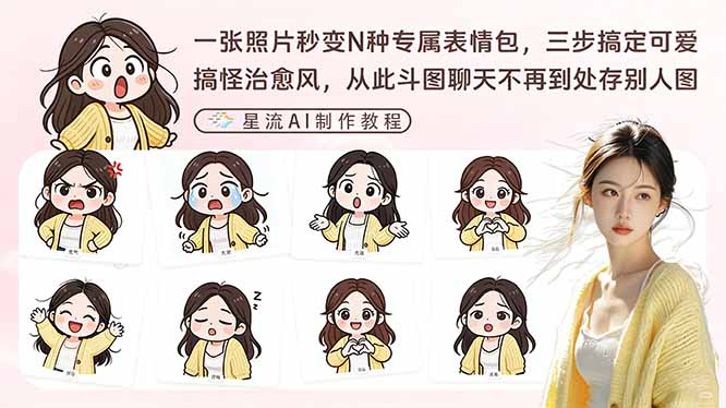 一张照片秒变N种专属表情包，三步搞定可爱搞怪治愈风，从此斗图聊天不再到处存别人图-云讯网创