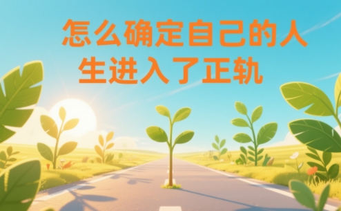 某公众号付费文章：怎么确定自己的人生进入了正轨？-云讯网创