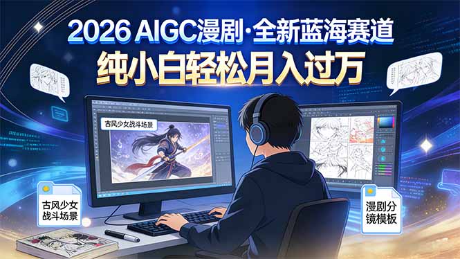2026年全新蓝海赛道,纯小白轻松月入过万-云讯网创