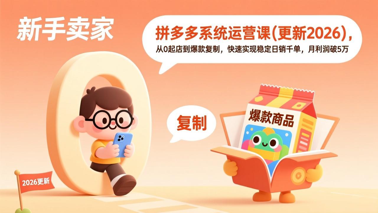 拼多多系统运营课(更新2026-云讯网创