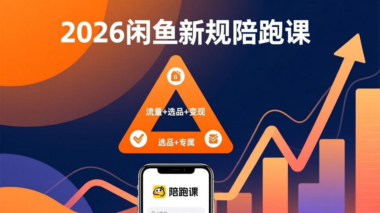 2026闲鱼高阶陪跑课全新上线，带你吃透新规玩转选品流量，从零搭建稳定变现盈利体系-云讯网创