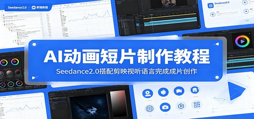 AI动画短片制作教程：Seedance2.0搭配剪映视听语言完成成片创作-云讯网创