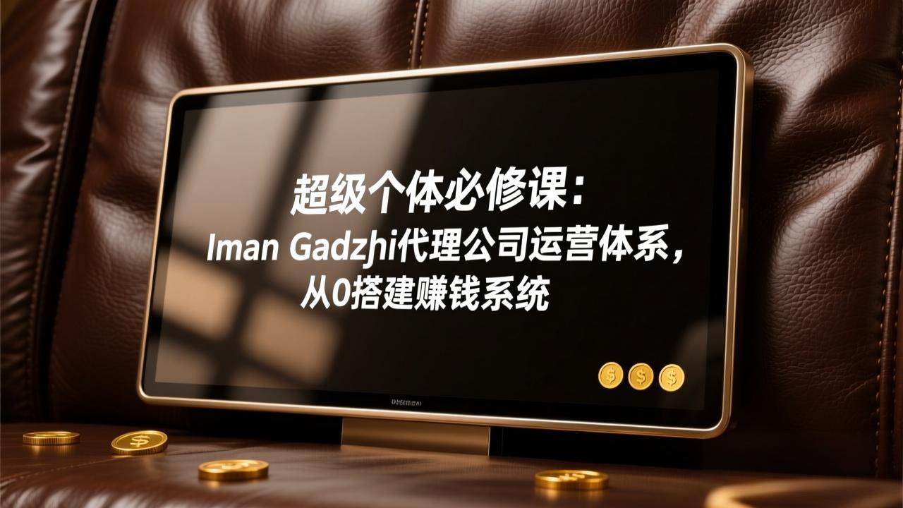 超级个体必修课：Iman Gadzhi代理公司运营体系，从0搭建赚钱系统-云讯网创