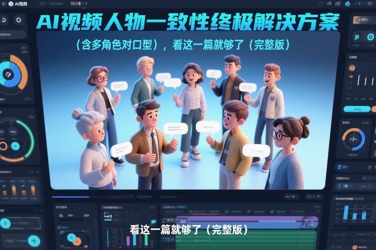 AI视频人物一致性终极解决方案(含多角色对口型)，看这一篇就够了(完整版)-云讯网创