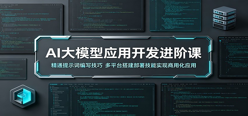 AI大模型应用开发进阶课：精通提示词编写技巧，多平台搭建部署技能实现商用化应用-云讯网创