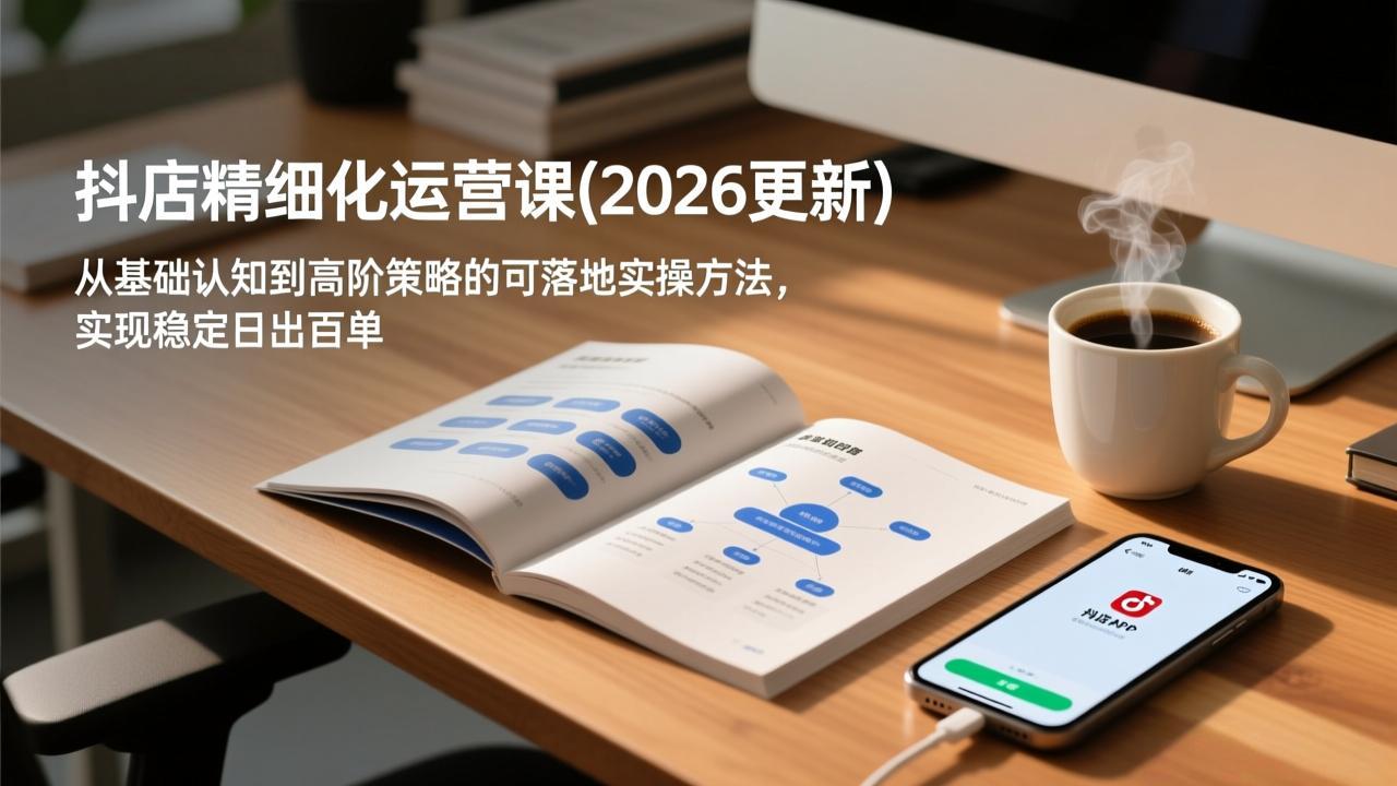 抖店精细化运营课(2026更新-云讯网创