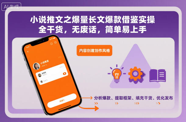 小说推文之爆量长文爆款借鉴实操,全干货,无废话,简单易上手-云讯网创