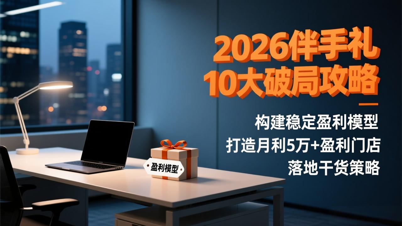 2026伴手礼10大破局攻略：构建稳定盈利模型，打造月利5万+盈利门店，落地干货策略-云讯网创