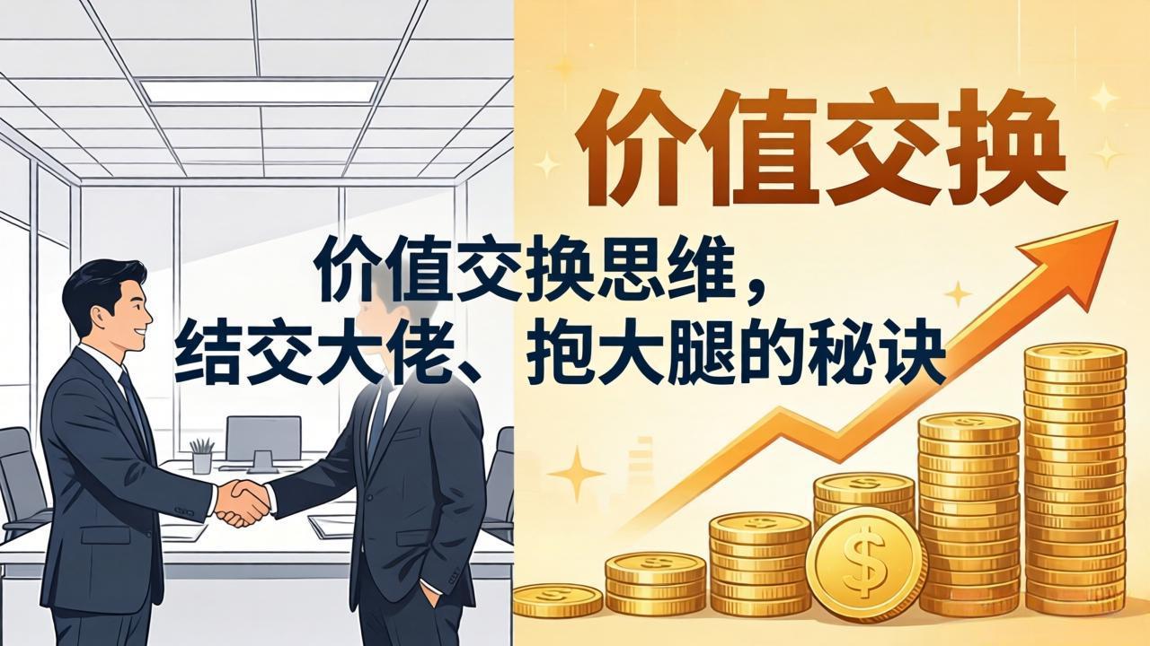 某付费文章：价值交换思维，结交大佬、抱大腿的秘诀-云讯网创